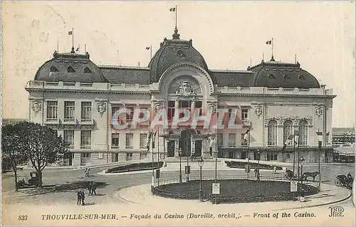 Cartes postales Trouville sur Mer Facade du Casino