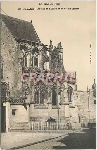 Ansichtskarte AK Falaise Abside de l'Eglise de la Sainte Trinite