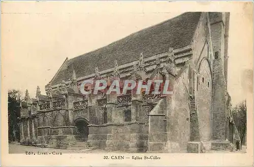 Ansichtskarte AK Caen Eglise St Cilles