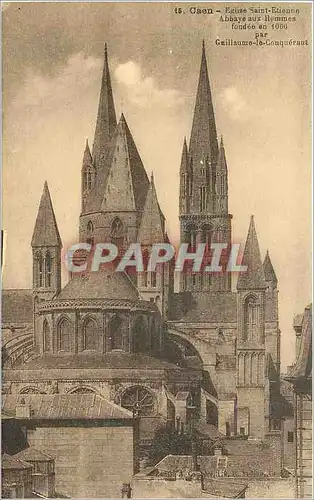 Ansichtskarte AK Caen Eglise Saint Etienne Abbaye aux Hommes