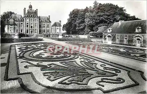 Moderne Karte Balleroy Calvados Le Chateau et les Jardins Ensemble magnifique execute sur les plans du celebre