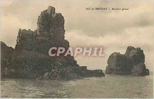 Cartes postales Ile de Brehat Rocher geant