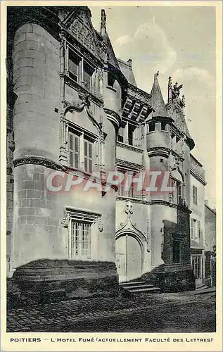 Ansichtskarte AK Poitiers L'Hotel Fume