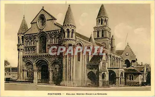Cartes postales Poitiers Eglise Notre Dame la Grande