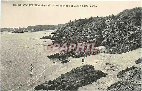 Cartes postales Saint Nazaire Loire Inf Petite Plage et Cote a Villes Martin