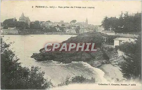 Cartes postales Pornic L Inf Vue prise de l'Anse aux Lapins