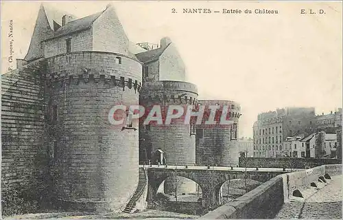 Ansichtskarte AK Nantes Entree du Chateau