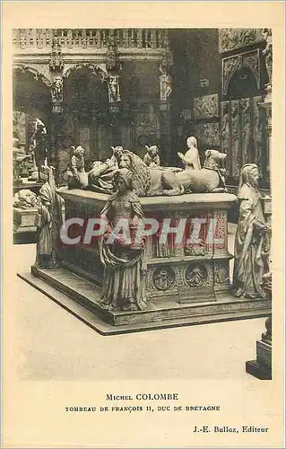 Cartes postales Nantes Michel Colombe Tombeau de Francois II Duc de Bretagne