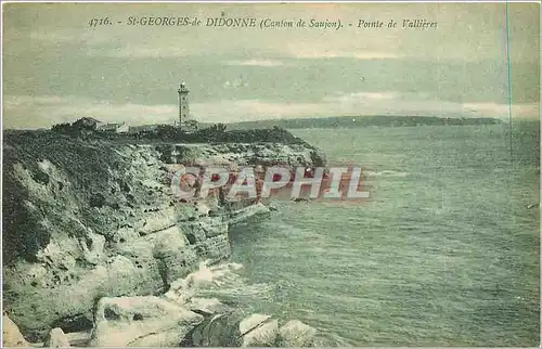 Cartes postales St Georges de Didonne Canton de Soujon Pointe de Vallieres Phare