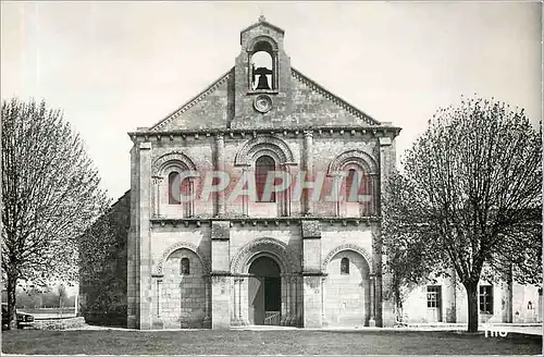 Moderne Karte Sainte Gemme Facade de l'Eglise Romane construite au XII