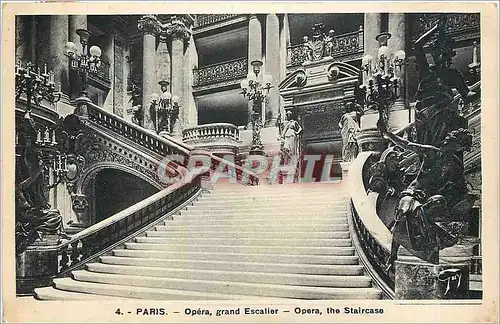 Cartes postales Paris Opera grand Escalier