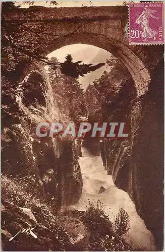 Cartes postales Cauterets environs HP Le Pont d'Espagne