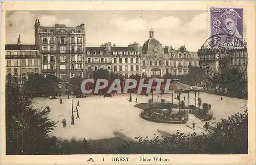 Cartes postales Brest Place Wilson