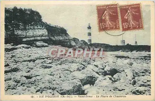 Ansichtskarte AK Ile d'Oleron Ch Inf Saint Denis Le Phare de Chassiron