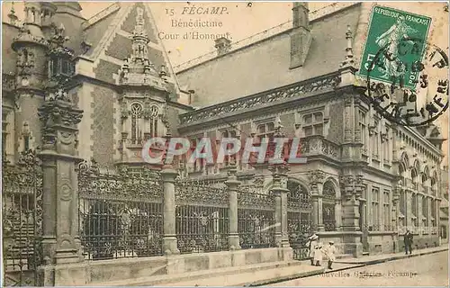 Cartes postales Fecamp Benedictine Cour d'Honneur