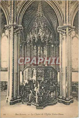 Cartes postales Bon Secours La Chaire de l'Eglise Notre Dame