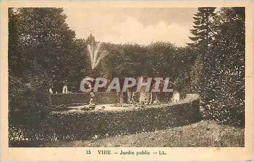 Cartes postales Vire Jardin public