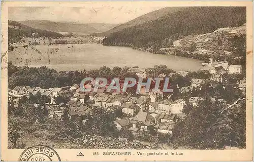 Cartes postales Gerardmer Vue generale et le Lac