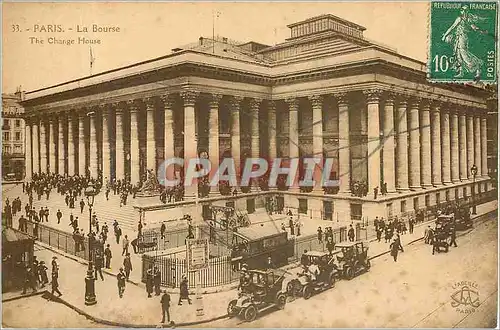 Cartes postales Paris La Bourse