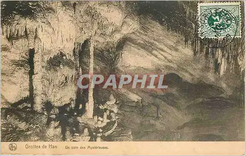 Cartes postales Grottes de Han Un coin des Mysterieuses