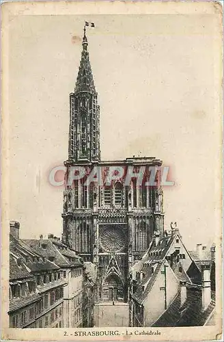 Cartes postales Strasbourg La Cathedrale