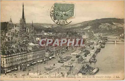 Cartes postales Rouen Panorama pris du Transbordeur