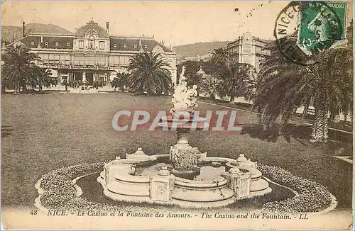 Cartes postales Nice Le Casino et la Fontaine des Amours