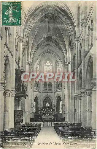 Ansichtskarte AK Vimoutiers Interieur de l'Eglise Notre Dame