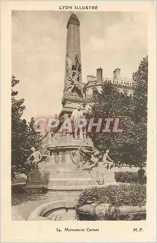 Cartes postales Lyon Monument Carnot