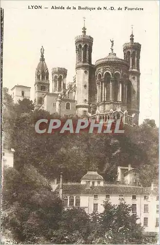 Ansichtskarte AK Lyon Abside de la Basilique de ND de Fourviere