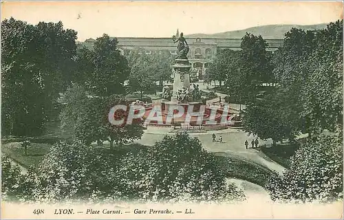 Ansichtskarte AK Lyon Place Carnot Gare Perrache