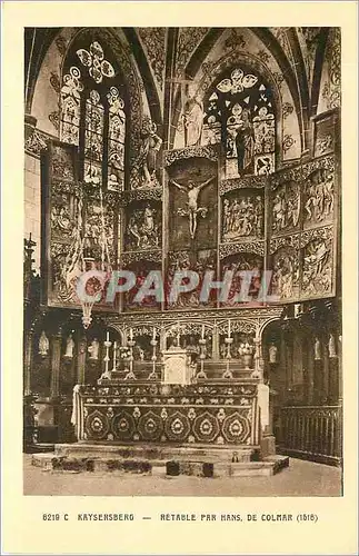 Cartes postales Kaysersberg Retable par Hans de Colmar