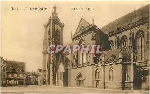 Ansichtskarte AK Colmar St Martinskirche Eglise St Martin