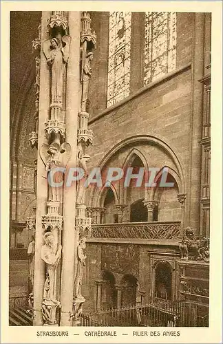 Ansichtskarte AK Strasbourg Cathedrale Pilier des Anges