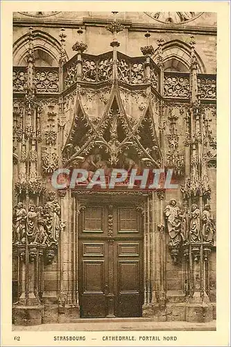 Cartes postales Strasbourg Cathedrale Portail Nord