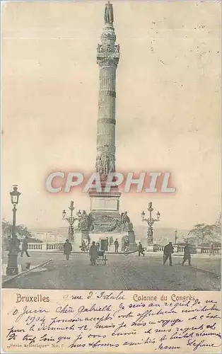 Ansichtskarte AK Bruxelles Colonne du Congres