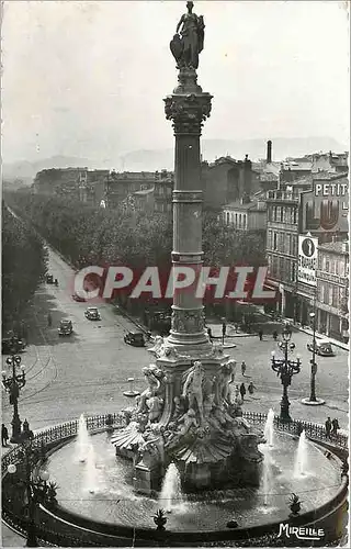 Moderne Karte Marseille B du R Place Castellane Fontaine Cantini