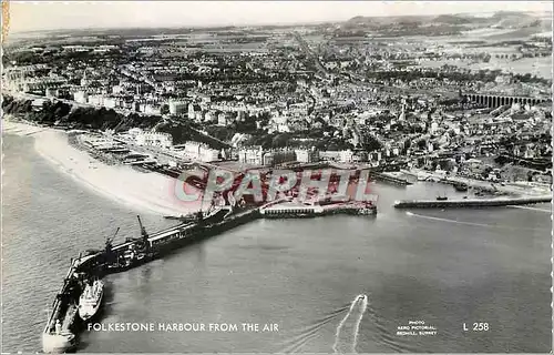 Cartes postales moderne Folkestone Harbour From the Air