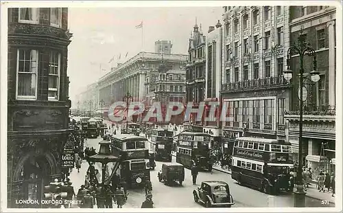 Cartes postales moderne London Oxford Street  Autobus