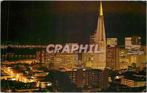 Moderne Karte San Francisco new and dramatic sky scrapers dominate the city skyline