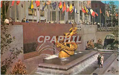Cartes postales Prometheus Statue Located in the Plaza