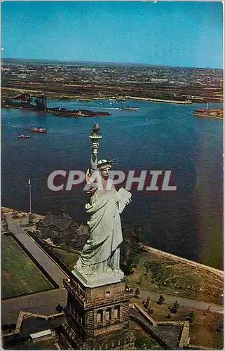 Cartes postales The Statue of Liberty on Bedloes Island in New York Harbor
