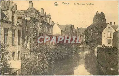 Cartes postales Bruges Le Quai des Pelletiers