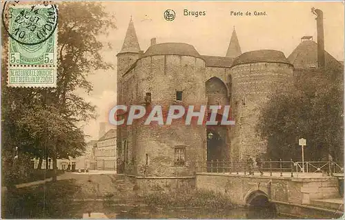 Cartes postales Bruges Porte de Gand