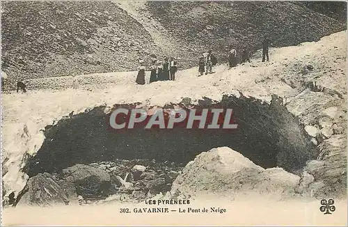 Cartes postales Gavarnie Le Pont de Neige