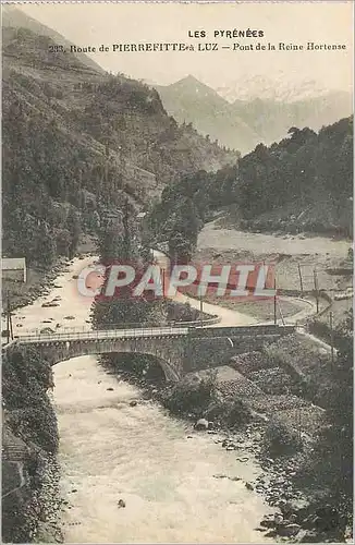 Ansichtskarte AK Route de Pierrefitte Luz Pont de la Reine Hortense