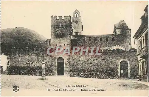 Cartes postales Luz St Sauveur Eglise des Templiers