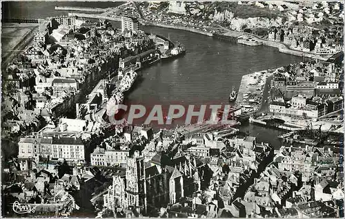 Cartes postales moderne Dieppe Seine Maritime L'Eglise Le Port Bateaux