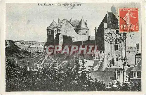 Ansichtskarte AK Dieppe Le Vieux Chateau