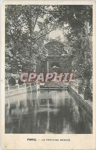 Cartes postales Paris La Fontaine Medicis